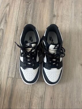 Nike Black and White Dunk Low Sneakers (Used Couple Times) Almost like new